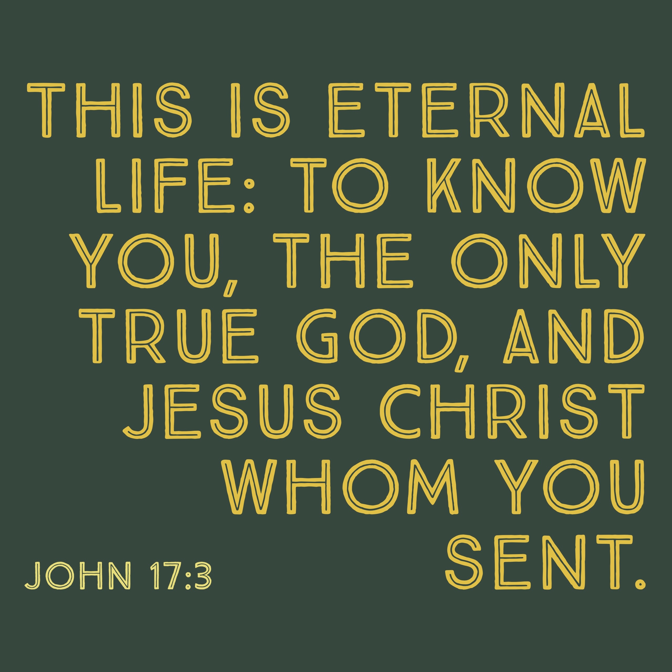 John 17:3 – Verse Images